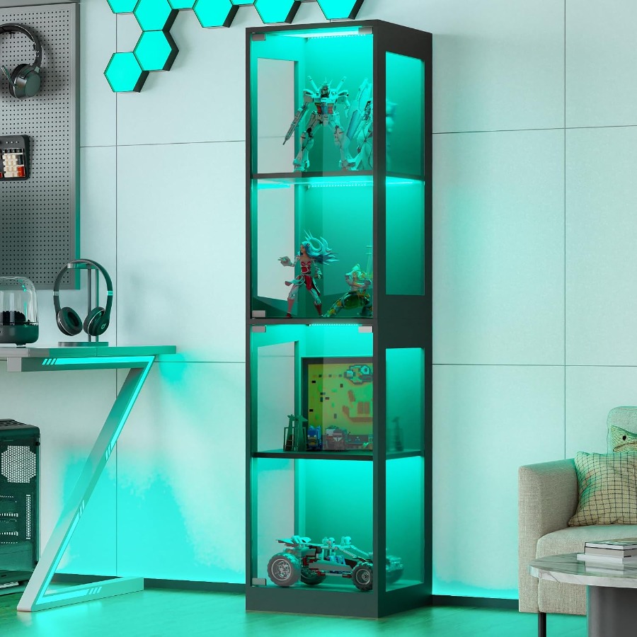 Lighting - Vitrina con Puertas de Vidrio, Vitrina