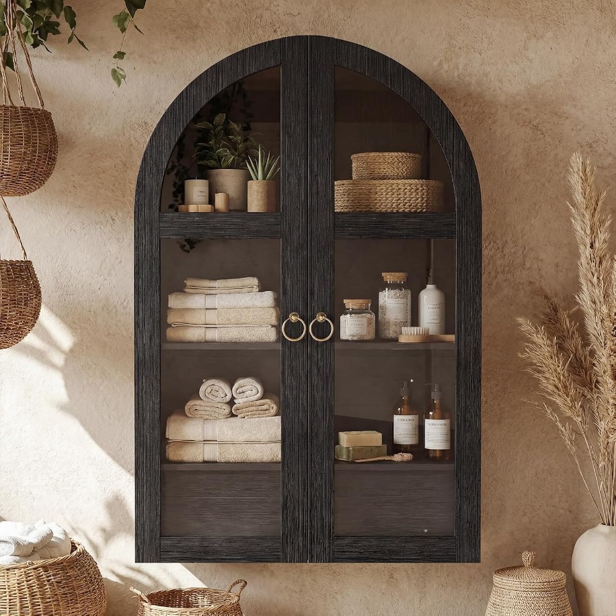 Storage & Organization - Mueble de pared con forma arqueada
