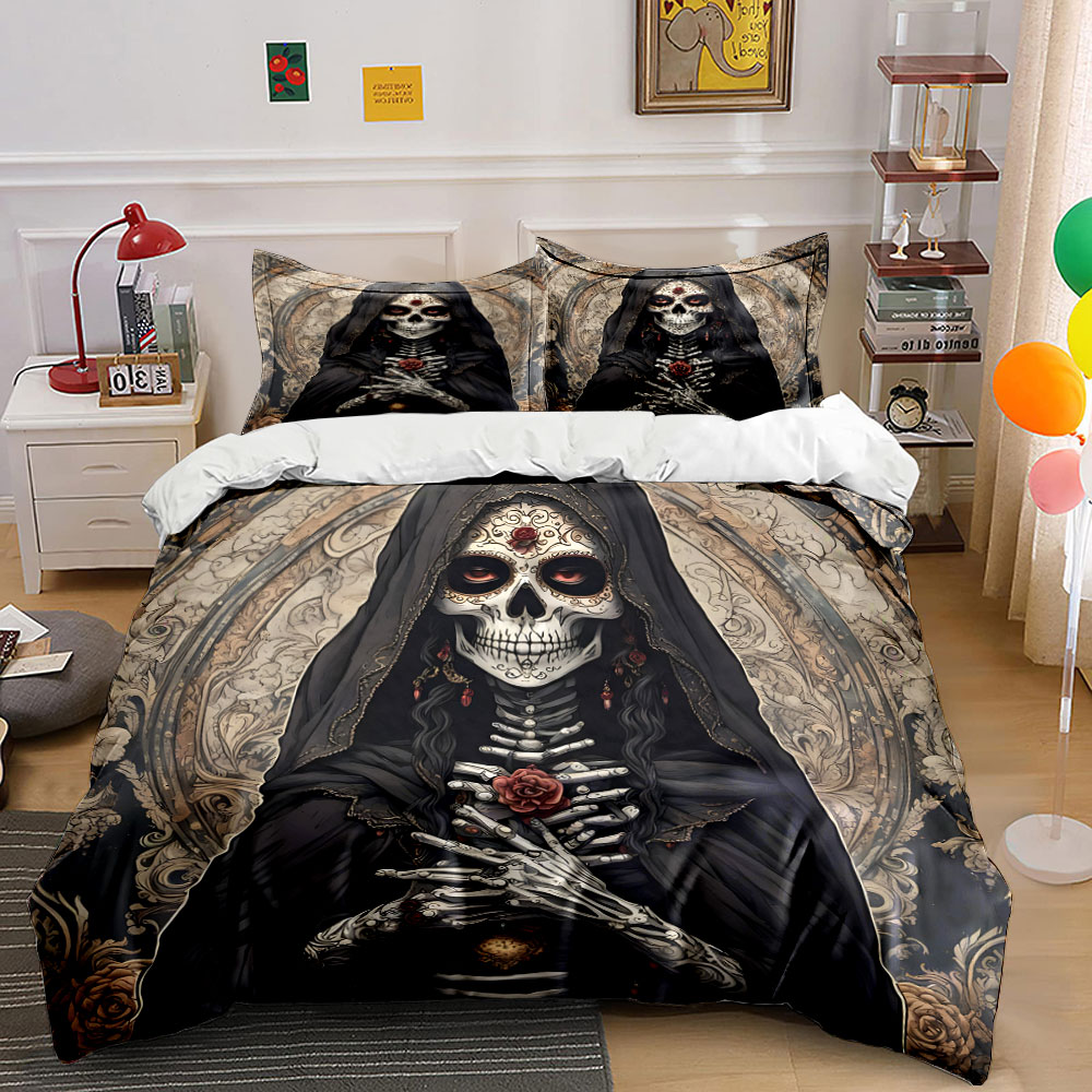 Duvet Cover Sets With Zipper - Juego de funda nórdica con estampado