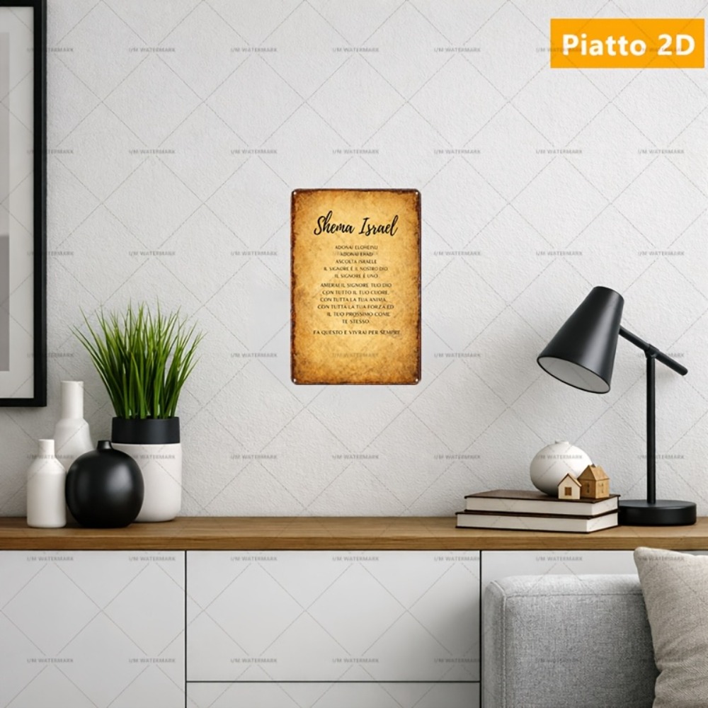 Home Decor - CIFBUY Letrero Metálico Impermeable de 8x8