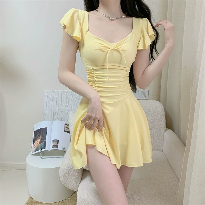 Traje de baño de manga corta c - Bath reseña y precio