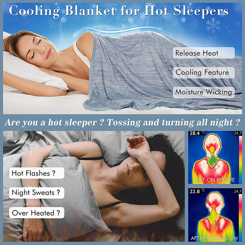 Manta de Verano Refrescante pa - Cooling Blanket Hot Sleepers reseña y precio