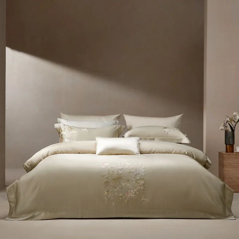 Juego de cama de lujo con bord - Aesthetic Floral Duvet Cover reseña y precio