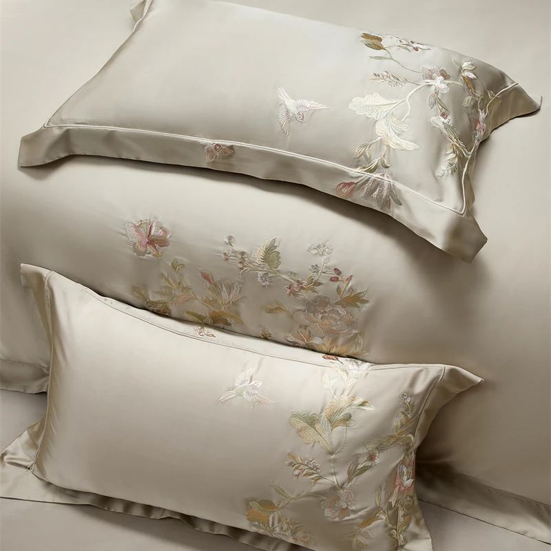 Juego de cama de lujo con bord - Aesthetic Floral Duvet Cover reseña y precio
