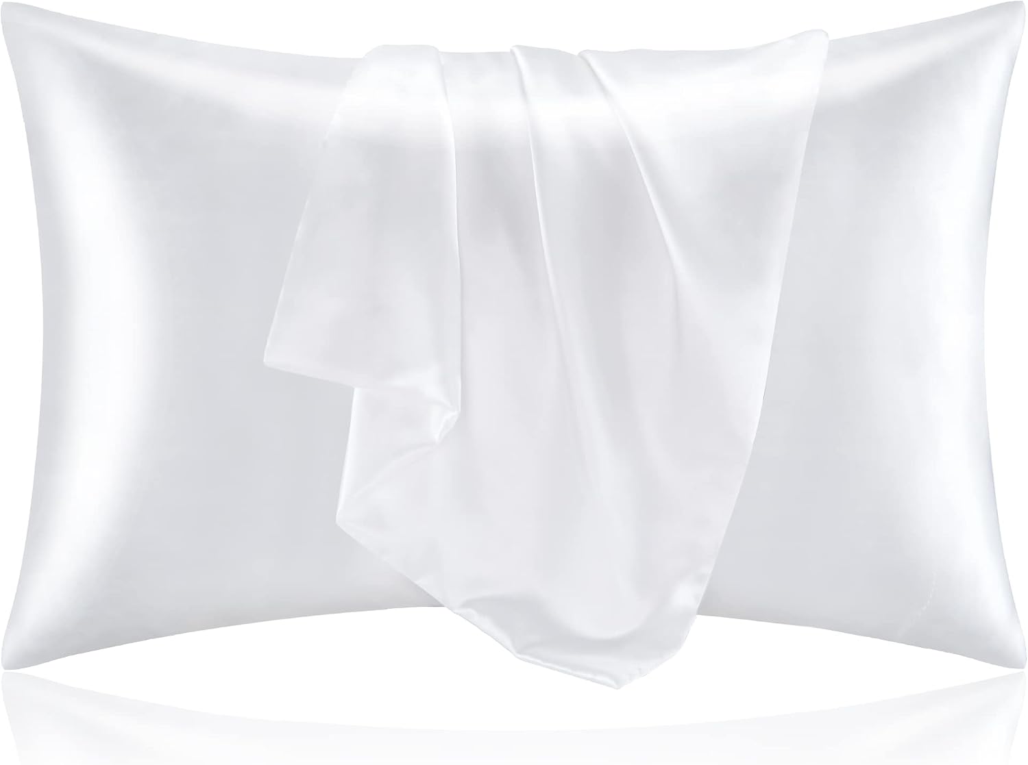 Juego de 2 Fundas de Almohada  - Satin Silk Pillowcase Hair Skin reseña y precio